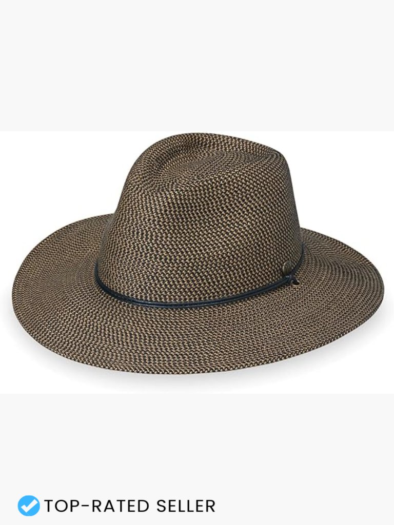 Men's Fedora Hat Upf 50+ Sun Protection Wide Brim Packable Adjustable